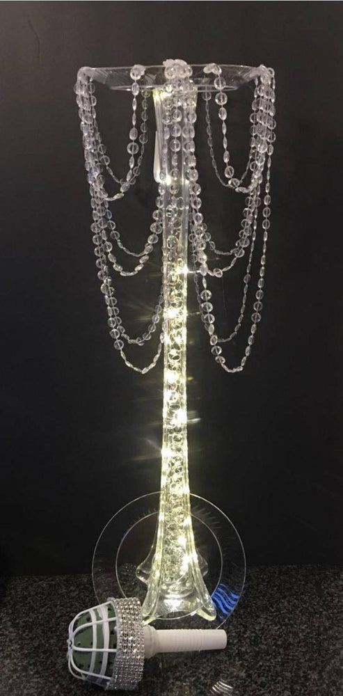 
                  
                    Crystal Bead Roll 99 feet long faux crystal plastic garland. - Buy Ostrich Feathers
                  
                